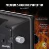imageMaster Lock Black Premium Fireproof and Waterproof Safe with Digital Keypad 082 cuft STW082GTC082 cuft