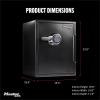 imageMaster Lock Black Premium Fireproof and Waterproof Safe with Digital Keypad 082 cuft STW082GTC20 cuft