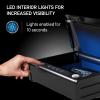 imageSentrySafe Biometric Gun Safe for Handgun or Pistol Fingerprint Safe with Interior Light 1 Handgun Capacity Firearm Storage with Bolt Down Kit QAP1BLX