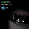 imageSentrySafe Black Fireproof and Waterproof Safe File Folder and Document Box with Key Lock Ex 143 x 155 x 135 inches HD4100Safe
