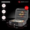 imageSentrySafe Charcoal Gray Fireproof and Waterproof Safe Box with Key Lock Portable Chest for Money Passport 028 Cubic Feet 66 x 154 x 143 Inches CHW2022112 Hr Fireproff  Lid Straps