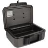 imageSentrySafe Fireproof Money Safe with Key Lock Black Lock Box with Portable Carrying Handle for Travel Exterior 143 in W x 112 in D x 61 in H 1200Fire resistant box with bolt down kit
