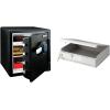 imageSentrySafe Fireproof and Waterproof Black Steel Home Safe with Dial Combination Lock for Cash or Documents 123 Cubic Feet 178 x 163 x 193 x Inches SFW123CUDigital Keypad  interior light