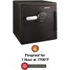 imageSentrySafe Fireproof and Waterproof Black Steel Home Safe with Dial Combination Lock for Cash or Documents 123 Cubic Feet 178 x 163 x 193 x Inches SFW123CUDigital Keypad  interior light