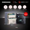 imageSentrySafe Fireproof and Waterproof Home Safe with Biometric Fingerprint Lock Keypad and Key Lock for Securing Money Jewelry Documents 123 Cubic Feet SFW123BTC205 cuft