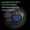 imageSentrySafe Fireproof and Waterproof Home Safe with Biometric Fingerprint Lock Keypad and Key Lock for Securing Money Jewelry Documents 123 Cubic Feet SFW123BTC205 cuft