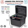 imageSentrySafe Fireproof and Waterproof Lock Box with Key Lock File Safe with Carrying Handles for Documents 066 Cubic Feet 141 x 166 x 138 Inches FHW40100DIGITAL KEYPAD LOCK