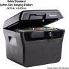imageSentrySafe Fireproof and Waterproof Lock Box with Key Lock File Safe with Carrying Handles for Documents 066 Cubic Feet 141 x 166 x 138 Inches FHW40100KEY LOCK