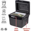 imageSentrySafe Fireproof and Waterproof Lock Box with Key Lock File Safe with Carrying Handles for Documents 066 Cubic Feet 141 x 166 x 138 Inches FHW40100DIGITAL KEYPAD LOCK