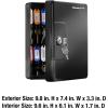 imageSentrySafe Key Box Small Black Key Lock Box Locked Key Rack Wall Mount for Secure and Easy Access to Multiple Keys 006 Cubic Feet KB2525 key capacity