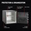 imageSentrySafe SFW123DSB Fireproof Safe and Waterproof Safe with Dial Combination 123 Cubic Feet Gray123 cuft