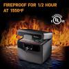 imageSentrySafe SFW123DSB Fireproof Safe and Waterproof Safe with Dial Combination 123 Cubic Feet Gray123 cuft