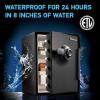imageSentrySafe SFW123DSB Fireproof Safe and Waterproof Safe with Dial Combination 123 Cubic Feet Gray205 cuft