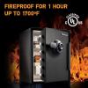 imageSentrySafe SFW123DSB Fireproof Safe and Waterproof Safe with Dial Combination 123 Cubic Feet Gray205 cuft