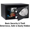 imageSentrySafe Safe with Digital Keypad Lock DOJCertified Steel Safe with Interior Lining and Bolt Down Kit for Money Jewelry Electronics 058 Cubic Feet 87 x 138 x 97 Inches X05504 Cubic Feet Small