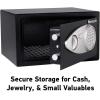 imageSentrySafe Safe with Digital Keypad Lock DOJCertified Steel Safe with Interior Lining and Bolt Down Kit for Money Jewelry Electronics 058 Cubic Feet 87 x 138 x 97 Inches X05504 Cubic Feet Small