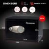 imageSentrySafe Safe with Digital Keypad Lock DOJCertified Steel Safe with Interior Lining and Bolt Down Kit for Money Jewelry Electronics 058 Cubic Feet 87 x 138 x 97 Inches X05505 Cubic Feet Medium