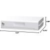 imageSentrySafe Shelf Insert for SFW082 and SFW123 Fireproof and Waterproof Safes MultiPositional White Safe Tray Accessory for 08 and 12 Cubic Feet Safes 912Locking Drawer