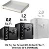imageSentrySafe Shelf Insert for SFW082 and SFW123 Fireproof and Waterproof Safes MultiPositional White Safe Tray Accessory for 08 and 12 Cubic Feet Safes 912Tray