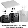 imageSentrySafe Shelf Insert for SFW082 and SFW123 Fireproof and Waterproof Safes MultiPositional White Safe Tray Accessory for 08 and 12 Cubic Feet Safes 912Shelf