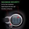 imageSentrySafe Waterproof and Fireproof Alloy Steel Digital Safe Box for Home with Code Button Keypad 123 Cubic Feet 178 x 163 x 193 Inches exterior SFW123GDC123 cuft