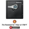 imageSentrySafe Waterproof and Fireproof Alloy Steel Digital Safe Box for Home with Code Button Keypad 123 Cubic Feet 178 x 163 x 193 Inches exterior SFW123GDC123 cuft