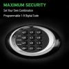 imageSentrySafe XXLarge Black Floor Safe with Digital Coded Keypad Gun Safe for Handgun or Other Valuables 22 Cubic Feet T6331339 Cu Ft Fireproof  Waterproof Safe