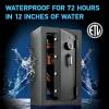 imageSentrySafe XXLarge Black Floor Safe with Digital Coded Keypad Gun Safe for Handgun or Other Valuables 22 Cubic Feet T633147 Cu Ft Fireproof  Waterproof Safe