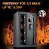 imageSentrySafe XXLarge Black Floor Safe with Digital Coded Keypad Gun Safe for Handgun or Other Valuables 22 Cubic Feet T633147 Cu Ft Fireproof  Waterproof Safe