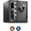imageSentrySafe SFW123DSB Fireproof Safe and Waterproof Safe with Dial Combination 123 Cubic Feet Gray123 cuft