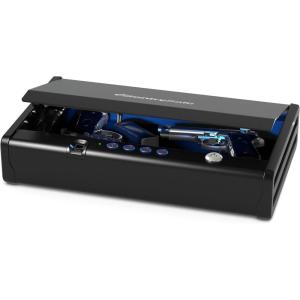 imageSentrySafe Biometric Gun Safe for Handguns Fingerprint Gun Safe with Interior Light 2 Handgun Capacity Firearm Storage with Bolt Down Kit QAP2BLX