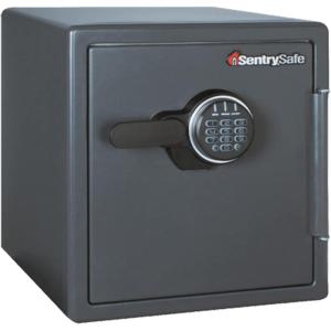 imageSentrySafe Black Fireproof Safe with Digital Push Button Keypad Home Safe For Money Documents and other Valuables 123 Cubic Feet SF123ESSafe
