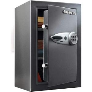 imageSentrySafe XXLarge Black Floor Safe with Digital Coded Keypad Gun Safe for Handgun or Other Valuables 22 Cubic Feet T633122 Cu Ft Home Safe