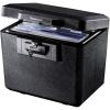 imageSentrySafe Black Fireproof Document Box with Key Lock Safe Secures Files and Documents for Home or Office 061 Cubic Feet 136 x 153 x 121 inches 1170
