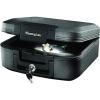 imageSentrySafe Charcoal Gray Fireproof and Waterproof Safe Box with Key Lock Portable Chest for Money Passport 028 Cubic Feet 66 x 154 x 143 Inches CHW2022112 Hr Fireproff  Interior Light