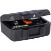 imageSentrySafe Fireproof Money Safe with Key Lock Black Lock Box with Portable Carrying Handle for Travel Exterior 143 in W x 112 in D x 61 in H 1200Fire resistant box