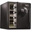 imageSentrySafe Fireproof and Waterproof Black Steel Home Safe with Dial Combination Lock for Cash or Documents 123 Cubic Feet 178 x 163 x 193 x Inches SFW123CUDigital Keypad  shelf  tray