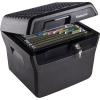 imageSentrySafe Fireproof and Waterproof Lock Box with Key Lock File Safe with Carrying Handles for Documents 066 Cubic Feet 141 x 166 x 138 Inches FHW40100KEY LOCK