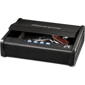 imageSentrySafe Gun Safe with Digital Keypad Lock Pistol Safe with Capacity for One Handgun Firearm Storage with Bolt Down Kit for Home Car QAP1E1 Gun Capacity