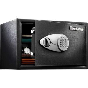 imageSentrySafe Safe with Digital Keypad Lock DOJCertified Steel Safe with Interior Lining and Bolt Down Kit for Money Jewelry Electronics 058 Cubic Feet 87 x 138 x 97 Inches X05512 Cubic Feet ExtraLarge