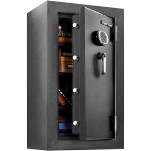 imageSentrySafe XXLarge Black Floor Safe with Digital Coded Keypad Gun Safe for Handgun or Other Valuables 22 Cubic Feet T633147 Cu Ft Fireproof  Waterproof Safe